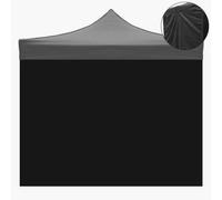 DIVINA GARDEN Lona Lateral 3x2mt Negra Impermeable de Recambio para Gaseta Cerra