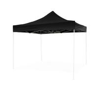 DIVINA GARDEN Lona Techo Negro 3X3 Impermeable para Recambio Gasa Cerrable EG494