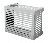 DIVINA HOME Cubierta Aire Acondicionado Lineal M Blanco Aluminio L86 x P44 x H68