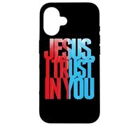 Divina Misericordia Jesús confío en ti Santa Faustina Carcasa para iPhone 16