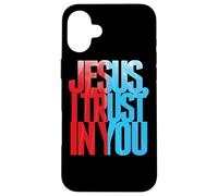 Divina Misericordia Jesús confío en ti Santa Faustina Carcasa para iPhone 16 Plus