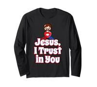 Divina Misericordia para niños Jesús confío en ti Santa Faustina Linda Manga Larga