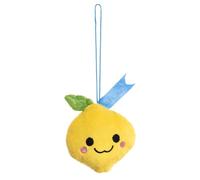 DIVINA Peluche Limón Kawaii decorativo, SUNNY, Amarillo, Tela Suave Colgante de la Suerte, Italian Design - TOY 7