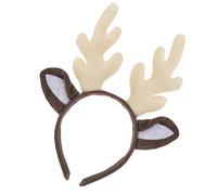 DIVINA VITAE Diadema asta de reno de Navidad Diademas de asta de Navidad lindas Regalo Diademas de reno de Navidad para fiesta de cosplay