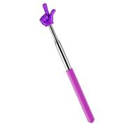 DIVINA VITAE Puntero telescópico extensible para profesores, para aula, puntero de mano retráctil, mini puntero de aula para escuela primaria, profesor de jardín de infantes (morado)