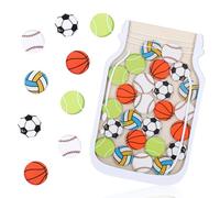 DIVINA VITAE Vasos de recompensa de cristal con 25 bolas y soporte de madera, sistema de recompensa para niños, herramientas de gestión de clases, recompensas para el hogar y la escuela para