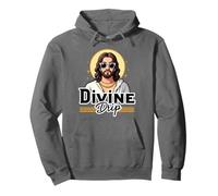 Divine Drip Cool Jesus Meme Retro Estética Sudadera con Capucha