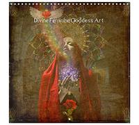 Divine Feminine Goddess Art - Calendario de pared (30 x 60 cm, abierto, 2026, 12 x 60 cm), diseño de CALVENDO