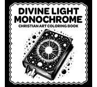 Divine Light Monochrome: Christian Art Coloring Book for Adults