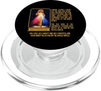 Divine Misericordia Jesús Imagen Chaplet Novena Oración Católica PopSockets PopGrip para MagSafe