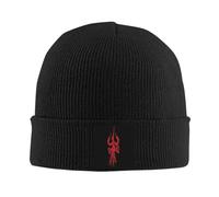Divine Trishul y Damru Señor Shiva Sombreros Tejidos Gorros cálidos de Invierno Gorros Unisex Jersey Gorros de Punto Sombreros Moda
