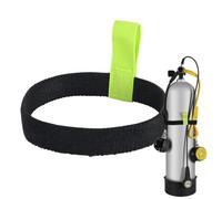 Diving Bottle Straps - Adjustable Side Mounted 6L 12L Cylinder Holder | Elastic Cord Harness - Black Tank Retaining Strap For Snorkeling Diving Gear Secure Underwater Exploration Equipme