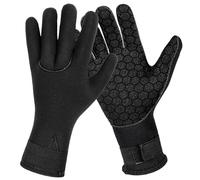 Diving Gloves - Warm Anti-Slip Adjustable 3mm Snorkeling Gear for Men Women | Multipurpose Water Sports Gloves for Paddling Kayaking Canoeing Spearfishing Skiing Swimming Sailing, Comfortable Fit