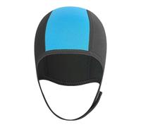 Diving Hood 2.5mm Neoprene Thermal Cap - 80 Percent Neoprene 20 Nylon Self Adhesive Buckle - Unisex Swimming Wetsuit Headgear For Cold Water - Snorkeling
