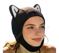 Diving Hood Gear, Neoprene Cat Headwear, Surfing Hat with Cold Protection, Kayak Fixture with Flexible Utility, 7.87 Inches Water Accessory, Outdoor Organizer for Swimming Sailing Canoeing Recreation