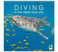 Diving in the Deep Blue Sea (Calendar 2026 12" x 24" / 30 x 60 cm (abierto)) CALVENDO 12 Month Wall Calendar