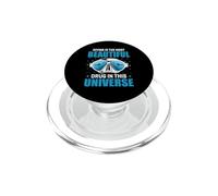 Diving Is The Most Beautiful Funny Scuba Dive Diver PopSockets PopGrip para MagSafe