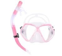Diving Masque - Panoramic Swim Goggles for Adults, Anti-Fog Tempered Glass Diving Ensuring Clear Vision, Snorkeling and Gear for Safe Breathing, Lightweight Ergonomic Fit