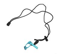 Diving Nose Clip Swimming Nose Clip Adjustable with Lanyard for Freediving(Blue)
