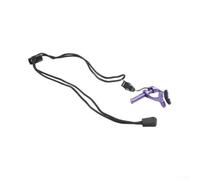 Diving Nose Clip Swimming Nose Clip Adjustable with Lanyard for Freediving(Purple)