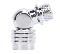 Diving Regulator Connector 110 Degree Angle Stainless Steel Rotating Adapter for Second Stage Regulator (Silver)