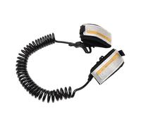 Diving Rope, Anti-Lost Wrist Lanyard, Spring Coiled Snorkeling Connector, Hand Rope with High Resilience, Safety Companion Gear for Underwater Use by Teens or Adults, Black