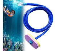 Diving Snorkel Breathing Tube, Full Dry Respirator, Ergonomic Full Dry Respirator Diving Snorkels Breathing Tube, Long Swim Breathing Pipe for Outdoor Use Diving and Adult Water Sports (#A,1M/39IN)