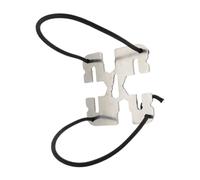 Diving Weight Plates - 8x8x0.3cm Weight Plates Dive Fixed Keeper, Mounted Nylon B?d Webbing Weights Holder | Quick Release Lead Block Mounting Plate | Load-Bearing Accessory Compatible With Dry Suits