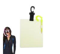 Diving Writing Board, Glow In Dark Dive Slate, Impermeable Luminous Dive Gear | Underwater Communication Writing Board For Reemplazo Pencil Safety Leash Varios Explorers Snorkel Cave Lake