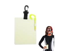 Diving Writing Board - Impermeable Luminous Dive Gear, Junta de Comunicación Submarino para Diversos, Snorkelers, Explorers, Cave And Lake Exploration, Training Tool For Underwater Notes And Signals