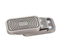 Divir Control Deslizante de Inquietud de Mano para Alivio del Estrés, Control Deslizante de Póker de Acero Inoxidable Duradero para Todas Las Edades (Escribe un)