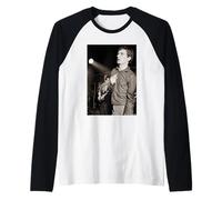 División de Alegría en Vivo Ian Curtis & Bernard Sumner Martin O'Neill Camiseta Manga Raglan
