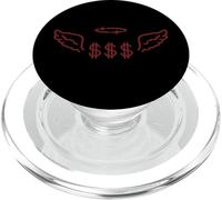 División de Dinero Celestial alas de arcángel Halo Dollar PopSockets PopGrip para MagSafe