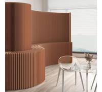 División de la habitación de papel kraft plegable, Tamaños múltiples derechos libres plegables de la pantalla de la aislamiento del tabique del papel de Brown Kraft(H2m*L2m)