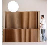 División de la habitación de papel kraft plegable, Tamaños múltiples derechos libres plegables de la pantalla de la aislamiento del tabique del papel de Brown Kraft(H2.2m*L2m)
