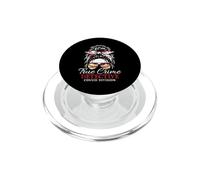División de sofá de Detectives de delitos Verdaderos - El Asesinato Muestra la Ciencia forense PopSockets PopGrip para MagSafe