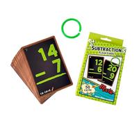 División de , y dee multiplicación | Tarjetas de enseñanza de habilidades de cálculo mental - Flashcard de matemáticas en la escuela primaria | Material respetuoso alrededor