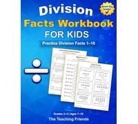Division Facts Workbook for Kids: Practice Division Facts 1-10