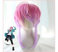 División Rap Batalla Hipnosis MIC Amemura Ramuda Peluca Cosplay Universal Pelo sintético Multicolor Mezclado Anime Disfraz Fiesta Peluca Amemura Ramuda