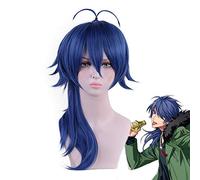 División Rap Batalla Hipnosis MIC Dice Arisugawa Blue Peluca Cosplay Disfraz Hombres Mujeres Pelucas de fiesta de pelo sintético resistente al calor MZ-1293