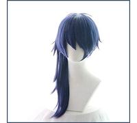 División Rap Batalla Hipnosis MIC Dice Arisugawa Cosplay Peluca 55cm Pelo sintético resistente al calor Anime Cos Peluca Azul Fiesta Peluca Dice Arisugawa