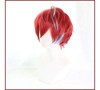 División Rap Batalla Hipnosis MIC Doppo KannonzaKa Cosplay Peluca Pelo sintético resistente al calor Corto y rizado Anime Halloween Cos Peluca Doppo KannonzaKa