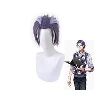 División Rap Batalla Hipnosis MIC Tsutsujimori Rosho Peluca corta Cosplay Disfraz DRB Pelo sintético resistente al calor Hombres Mujeres Pelucas