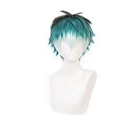 Division Rap Battle Hypnosis MIC DRB Sasara Nurude Cosplay Short Green Wig Heat-resistant Fiber Hair + Wig Cap Party Role Play