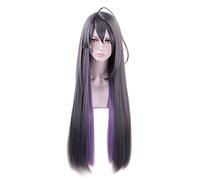Division Rap Battle Hypnosis MIC Jakurai Jinguji Cosplay Peluca Gris Lila Mix Pelo Sintético Resistente al Calor + Gorro de Peluca