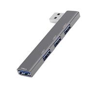 Divisor 3.0: concentrador con 4 Puertos súper rápidos, expansor Compacto para conectar Dispositivos como, Teclado, cámara, Impresora | Accesorio de expansión para portátiles de sobremesa