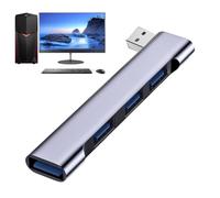 - Divisor, 4 Puertos Extender Multiport | - Adaptador, 3.0, 4 Puertos - Expansor para Ordenador portátil, Unidad, Consola, Impresora, cámara, Llave