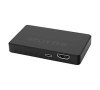 Divisor 4K HD, Adaptador HD múltiple para TV Divisor 4K 1 Entrada 4 Salidas | Divisor de cable HD 4K 30Hz, 1 en 4 salidas, múltiple para proyector de monitor de computadora portátil, 1 entrada a 4 s