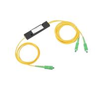 Divisor/acoplador de fibra óptica FTTH 1x2