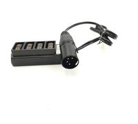 Divisor adaptador macho XLR de 4 pines a hembra d-tap p-tap for Monitor cámara AR ~ I/R D/S NY distribuidor fuente alimentación(150cm)